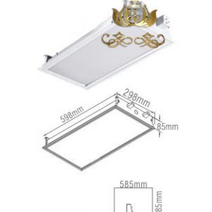 Đèn tán quang NVC NDL444/2x20W