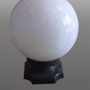 Đèn cầu trắng đục - D300