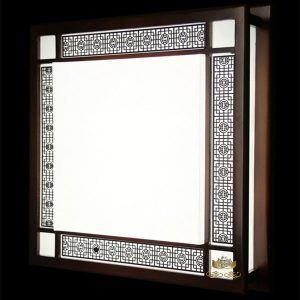 Đèn ốp trần gỗ 9038