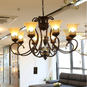 Đèn Chùm Sắt Mỹ Thuật 6068/8