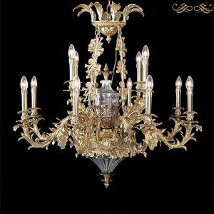 Đèn chùm đồng FD-1601-8+4