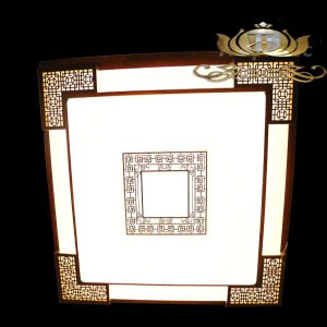 Đèn Ốp Trần Gỗ AP2815-550(vuông)