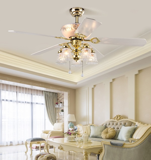 Quạt trần đèn led có kiểu dáng thiết kế độc đáo, đa dạng mẫu mã