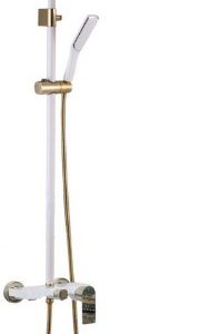 Sen cây nóng lạnh KW 9006 - Sứ trắng điểm vàng cao cấp