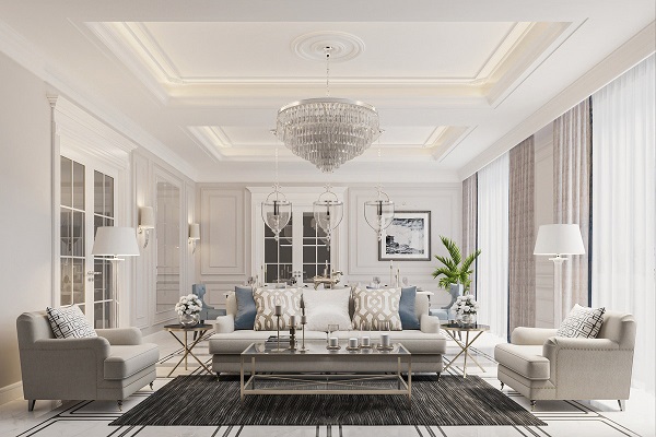 Đèn chùm trang trí có thể được dùng rộng rãi cho nhiều vị trí khác nhau trong không gian ngôi nhà