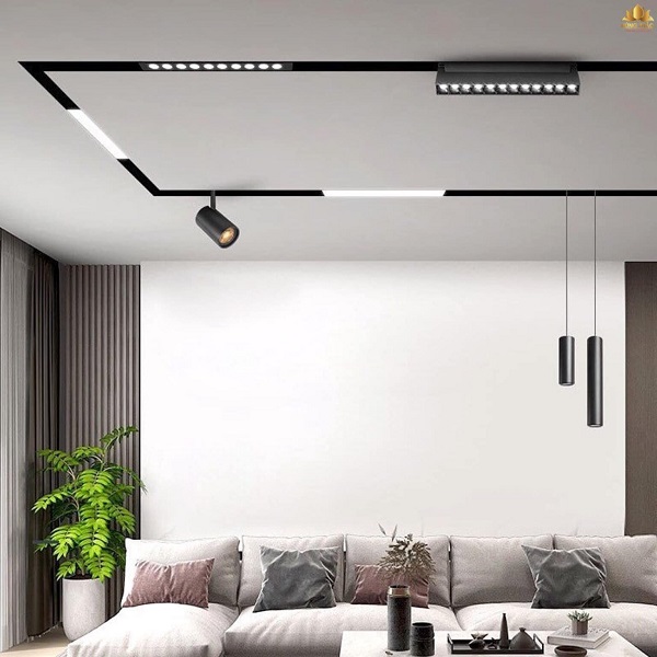 Đèn ray nam châm thường sử dụng công nghệ LED tiết kiệm năng lượng