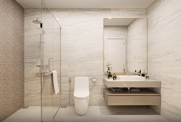 Tủ phòng tắm là một phần quan trọng trong thiết kế nội thất của phòng tắm