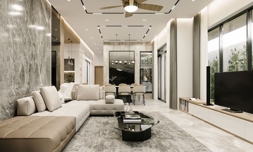 Combo đèn trang trí nội thất cho không gian phòng khách theo phong cách hiện đại