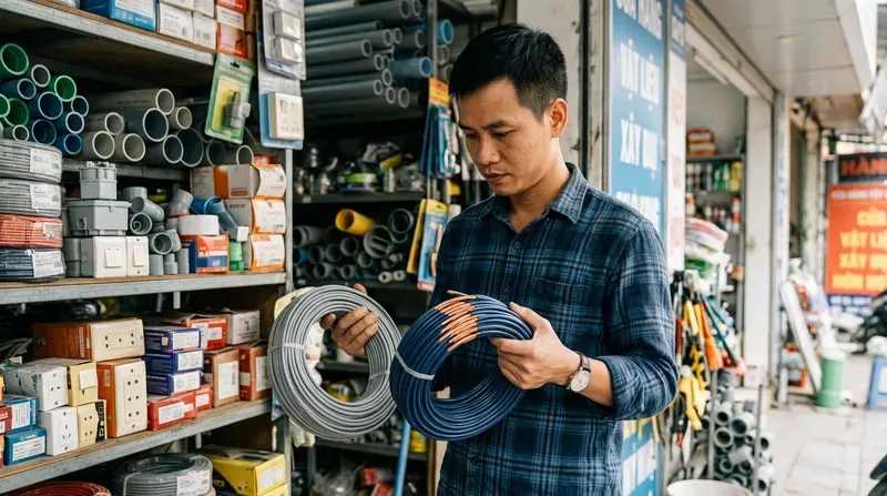 Kinh nghiệm chọn mua vật tư điện nước dân dụng chính hãng