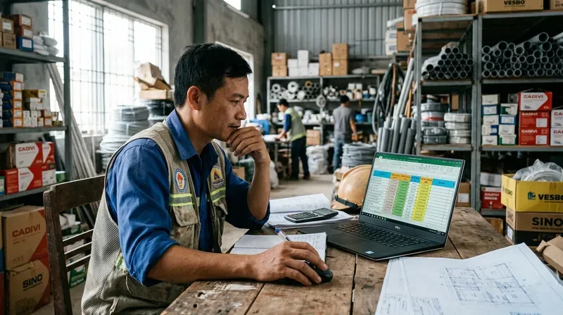 Bí quyết mua vật tư điện nước không bị hớ giá: Khảo sát thị trường